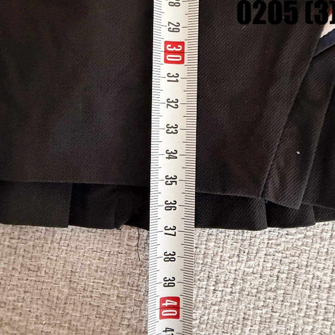 [64] 엘르 골프웨어 블랙 플리츠 미니 스커트 치마 0205(3) 상품이미지7