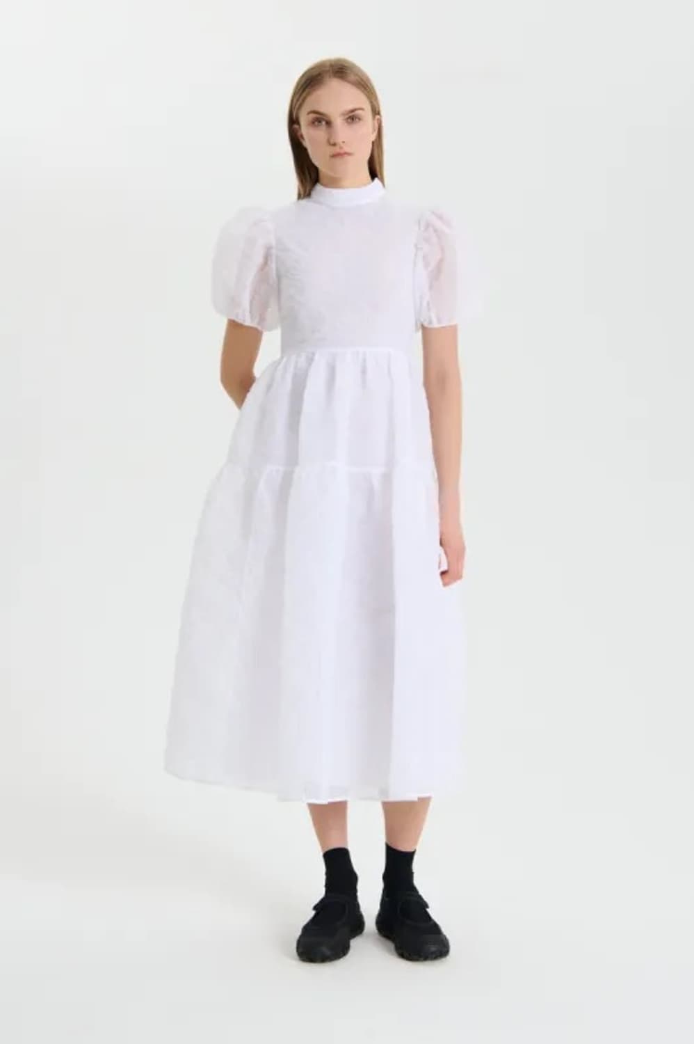 세실리에 반센 켈리 드레스 화이트 상품이미지2