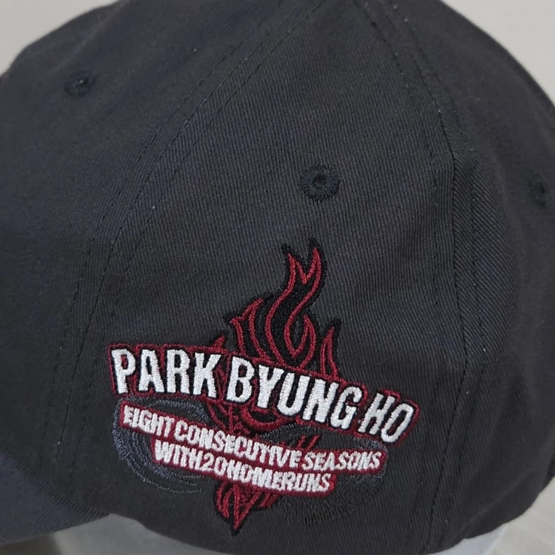 FREE 키움히어로즈 야구모자 박병호 8년연속20홈런기념 차콜그레이 상품이미지2