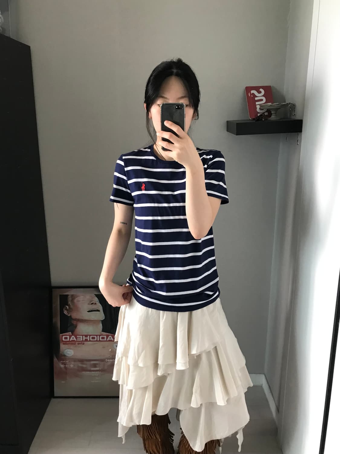 폴로 랄프로렌 스포츠 포니로고 스트라이프 반팔 상품이미지2