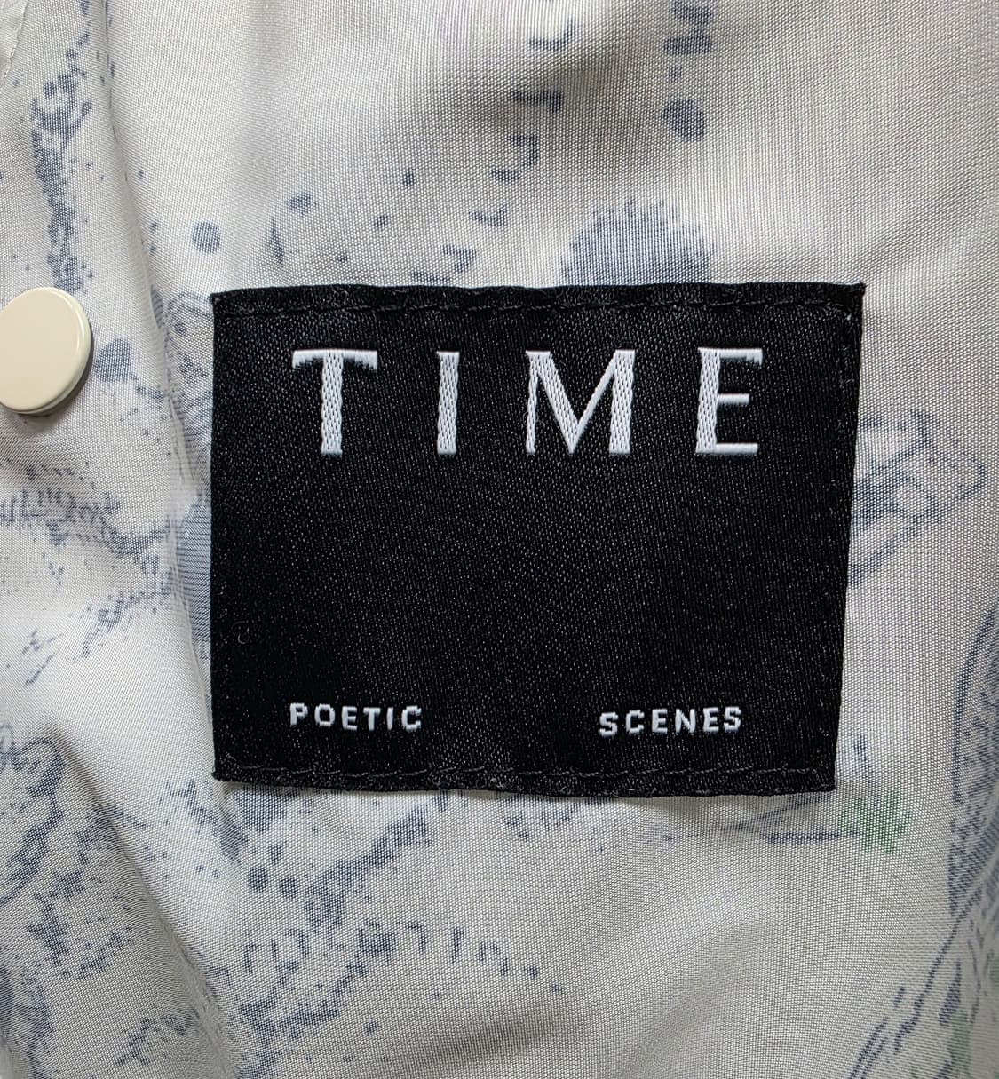 타임 여성바람막이 66 후드집업점퍼 화이트로고 플로럴 숏점퍼 WM18 상품이미지5