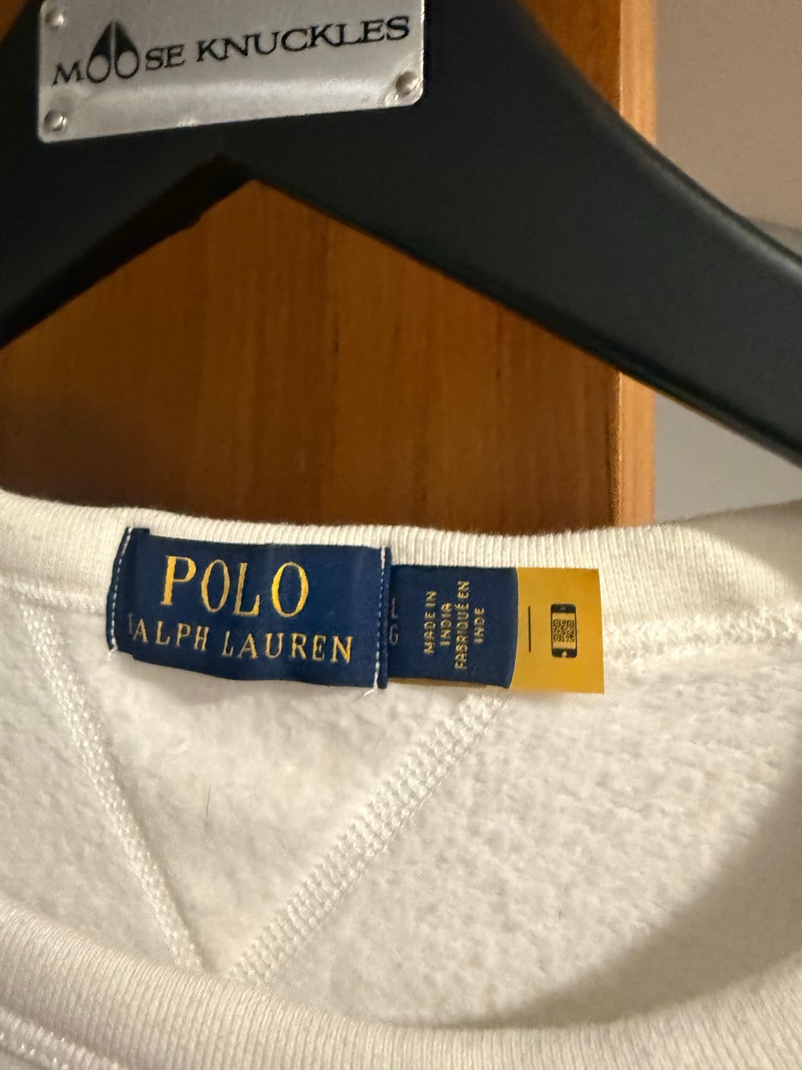 폴로 화이트 맨투맨 상품이미지1