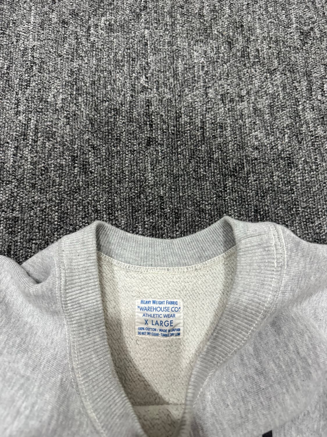 웨어하우스 LOT 483 리버스위브 챔피온 복각 그레이 스웻 XL 상품이미지4