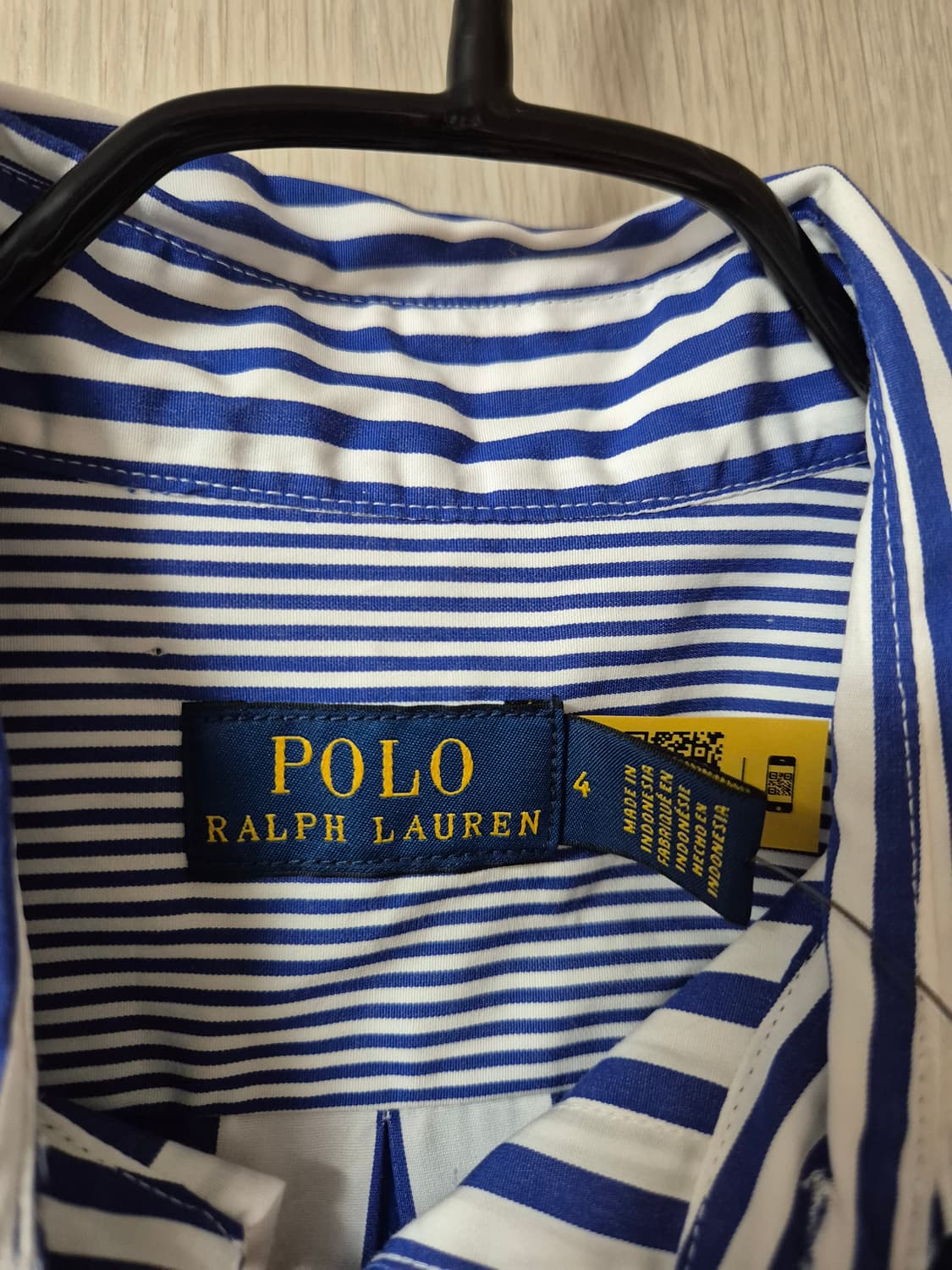 (24년) 폴로 랄프로렌 스프라이트 배색 셔츠 블라우스 4 (새제품) 신 상품이미지4