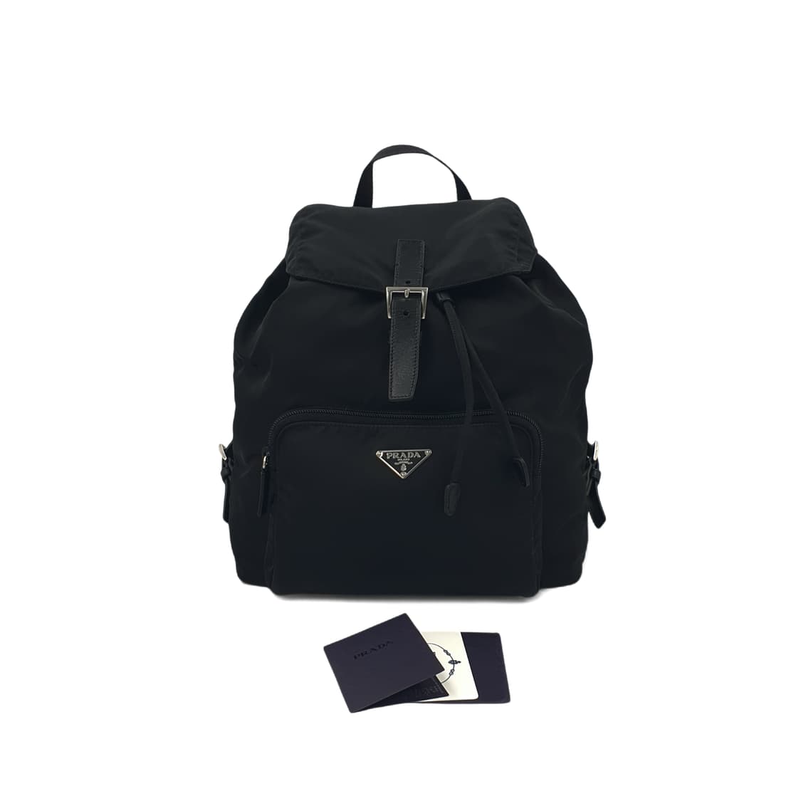 프라다 리나일론 원포켓 블랙 백팩 BZ4650 상품이미지1