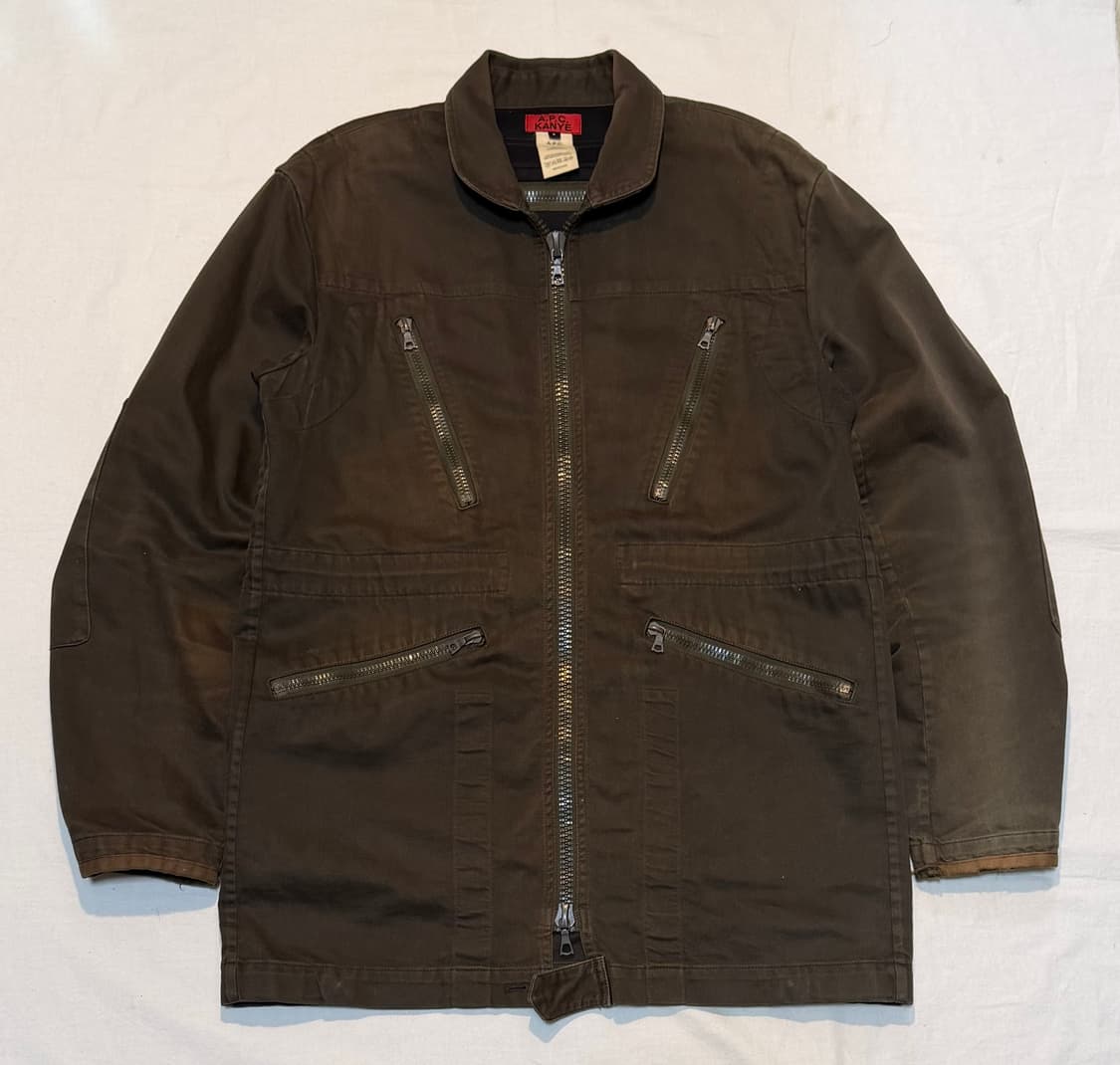 APC X KANYE 14FW 스위스 아미 파카 올리브 카키 상품이미지2