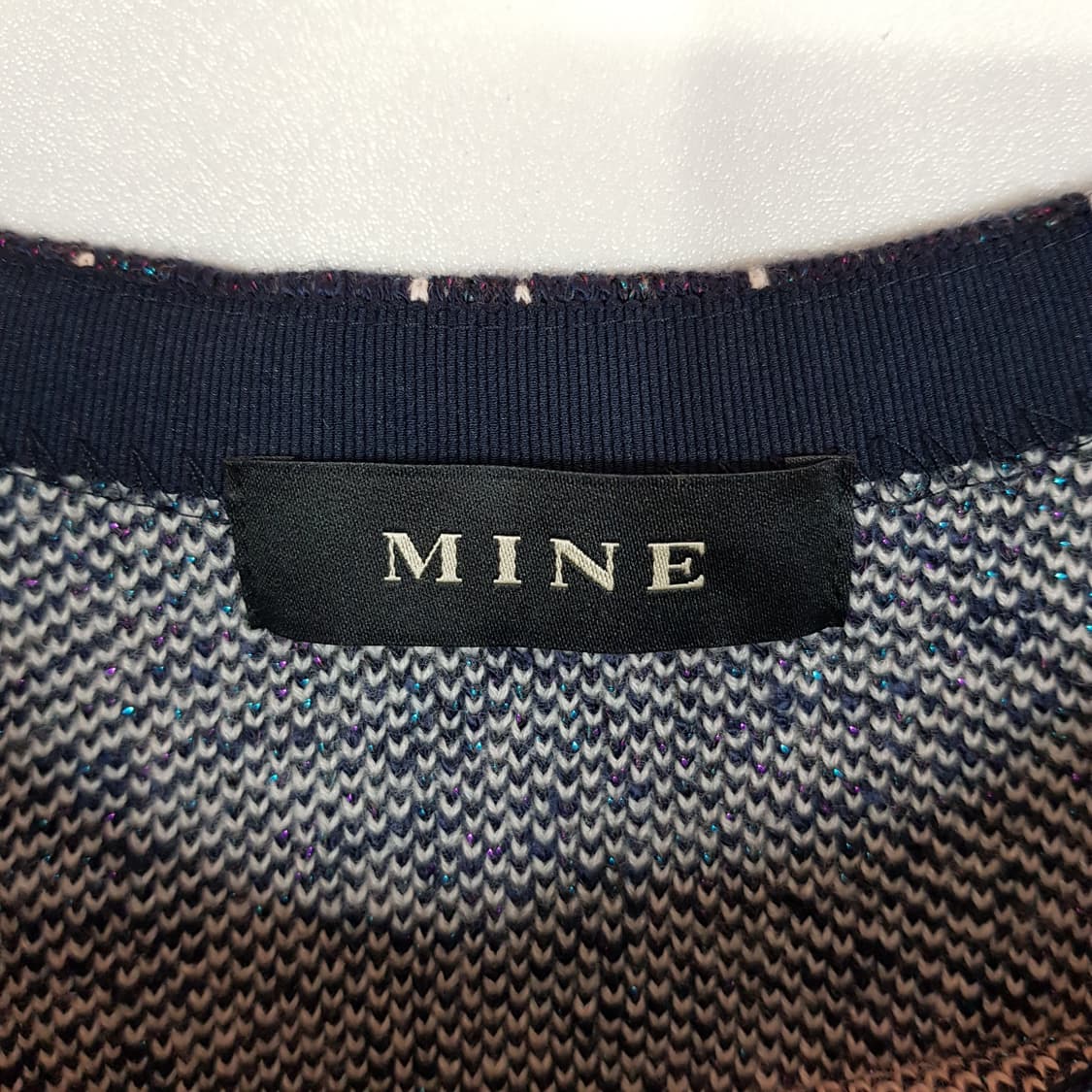 한섬 마인 셔링 카라 니트  F90 사이즈 상품이미지5