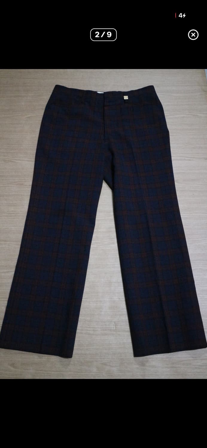 윌슨 체크 팬츠 상품이미지2