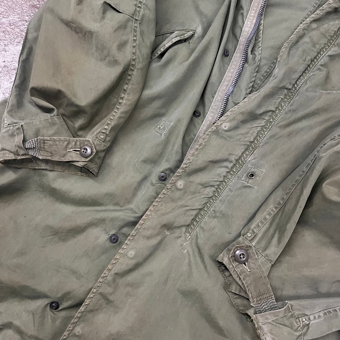 50s 오리지날 미군 M-51 피쉬테일 파카 (M) 상품이미지5