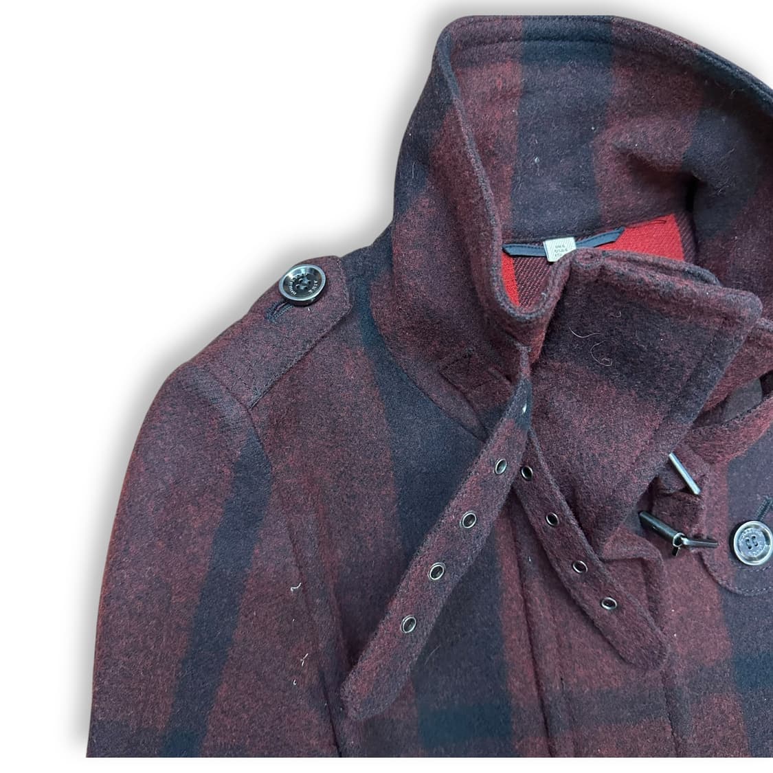 버버리 체크 코트 상품이미지5