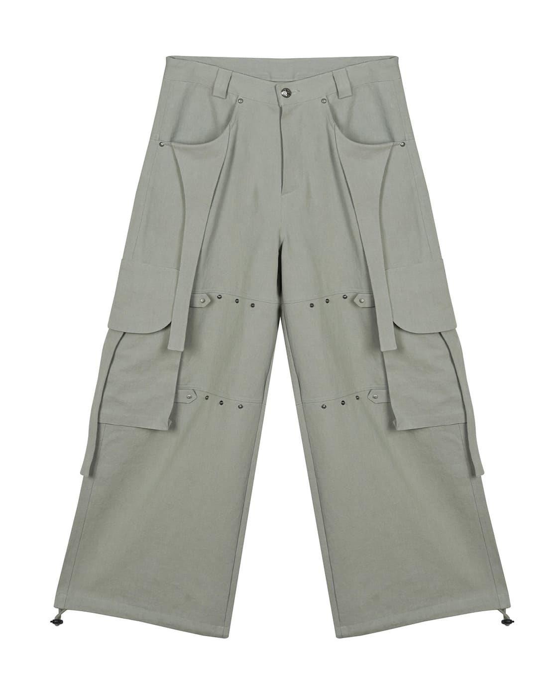 leey 엘이이와이 UTILITY SNAP WIDE CARGO PANTS 상품이미지1
