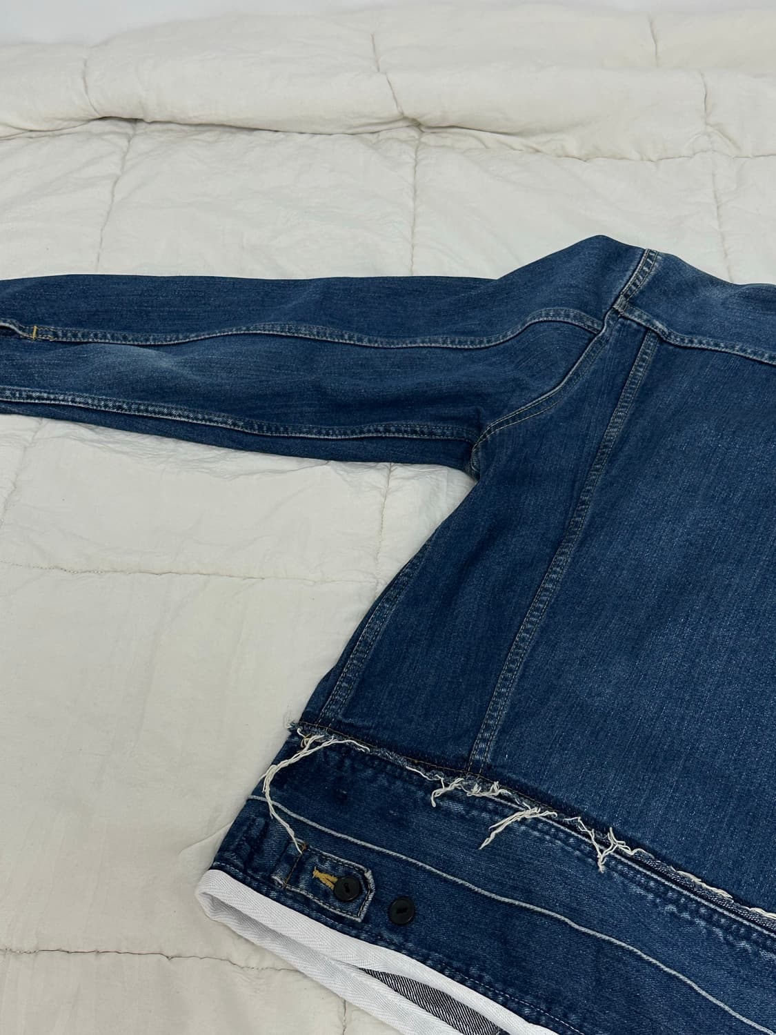 jp Lee 일본 리 j 101 컷오프 데님 자켓 미디움 상품이미지9