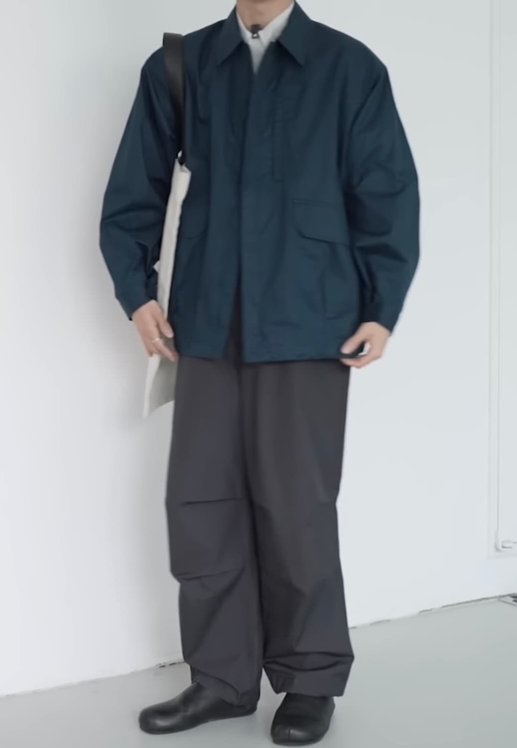 유니클로 U 유틸리티 자켓 블루 상품이미지4