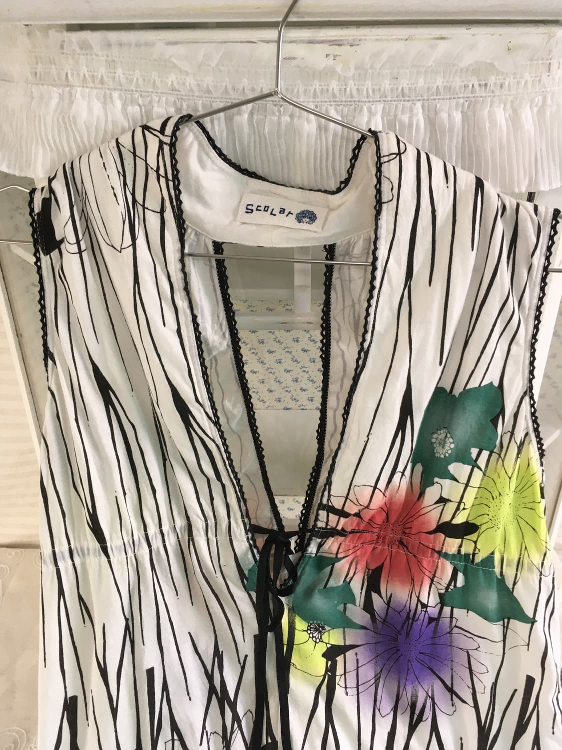 Scolar 오리엔탈 컷아웃 슬리브리스 상품이미지7