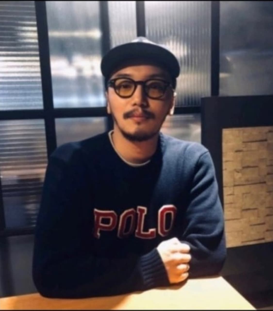 [M사이즈] 폴로 랄프로렌 로고 니트 네이비(변요한 착장) 상품이미지5