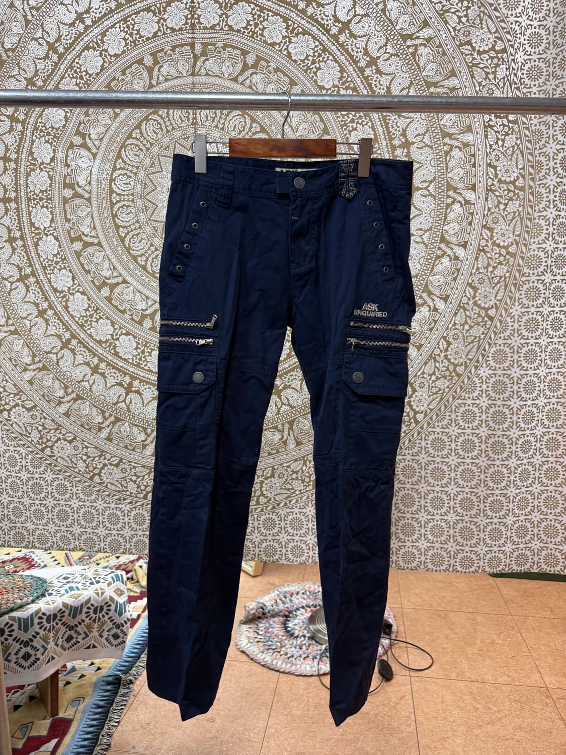 에스크 ASK 네이비 카고팬츠 (Z1036) 상품이미지3