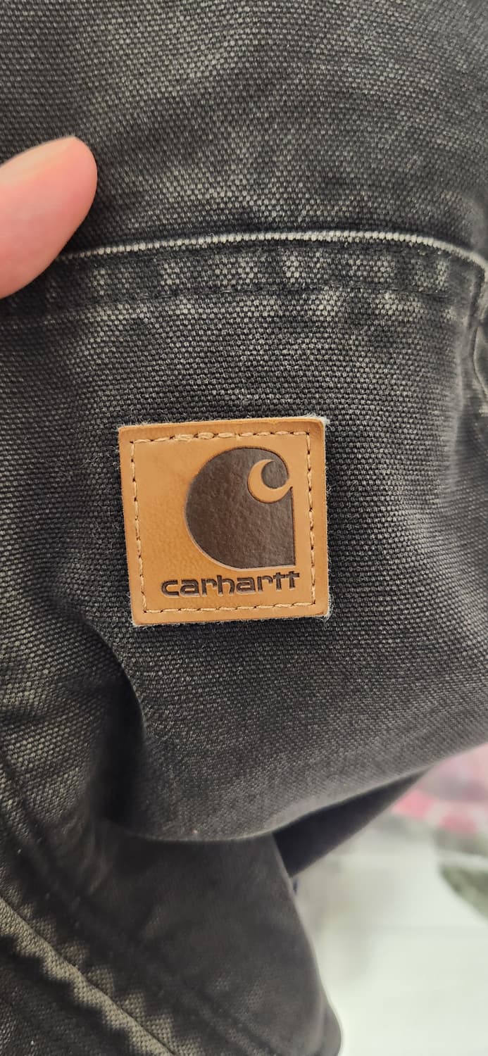 칼하트 j130 구버전 샌드스톤 액티브 자켓 blk L 상품이미지4