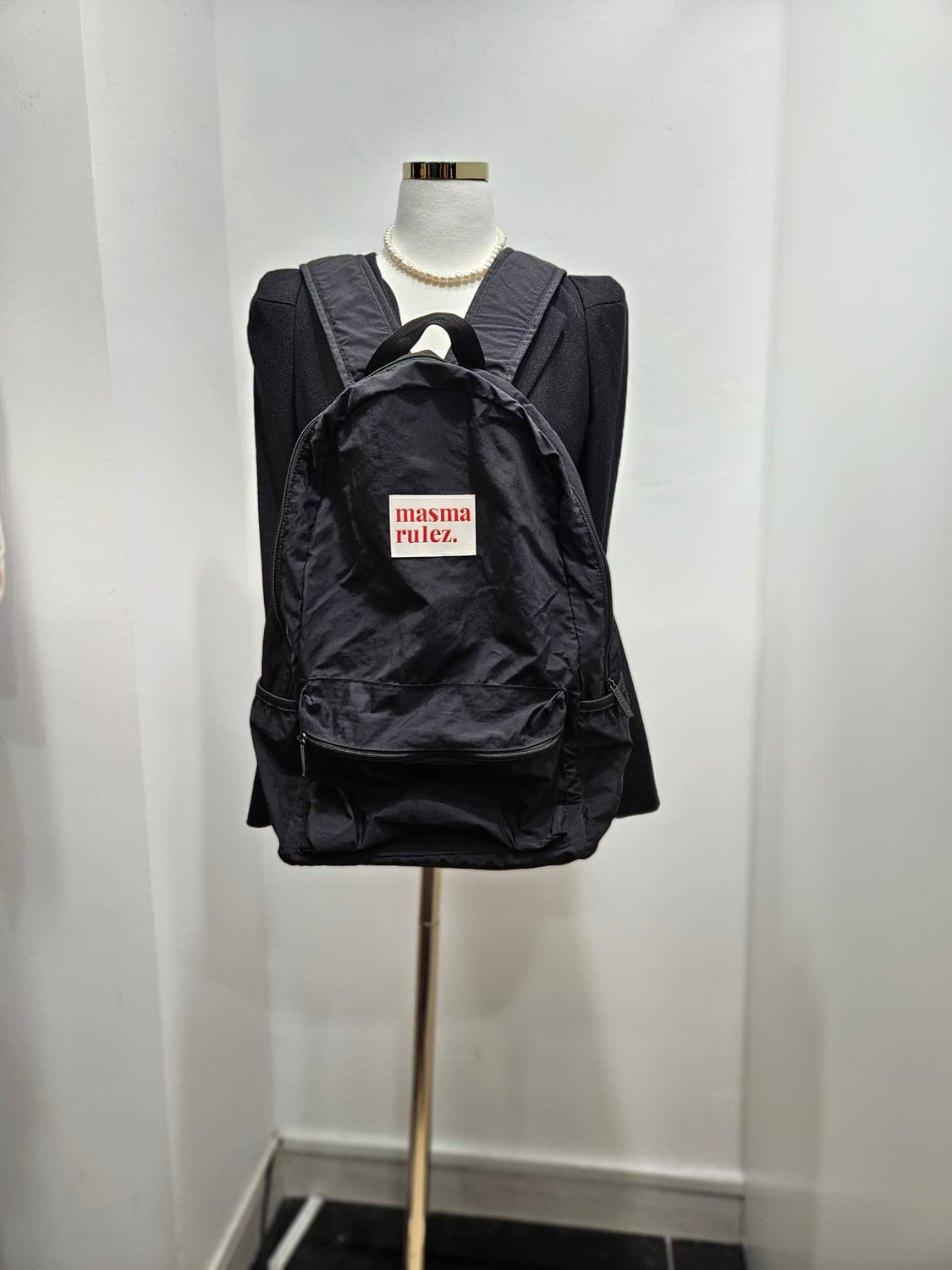 마스마룰즈 데일리 검정 백팩 상품이미지2