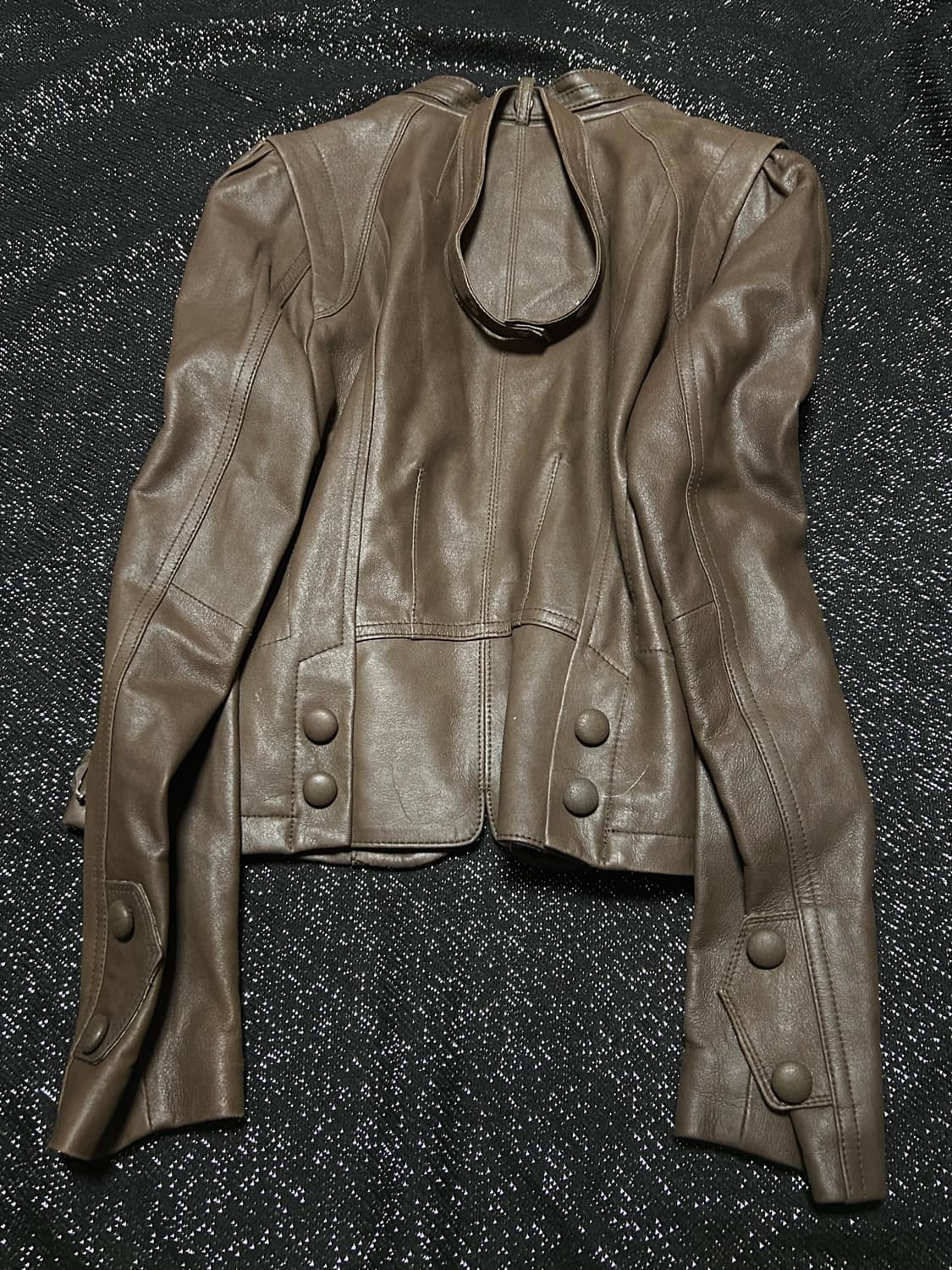 *rare design* 2000s VTG 나폴레옹 레더자켓  상품이미지2