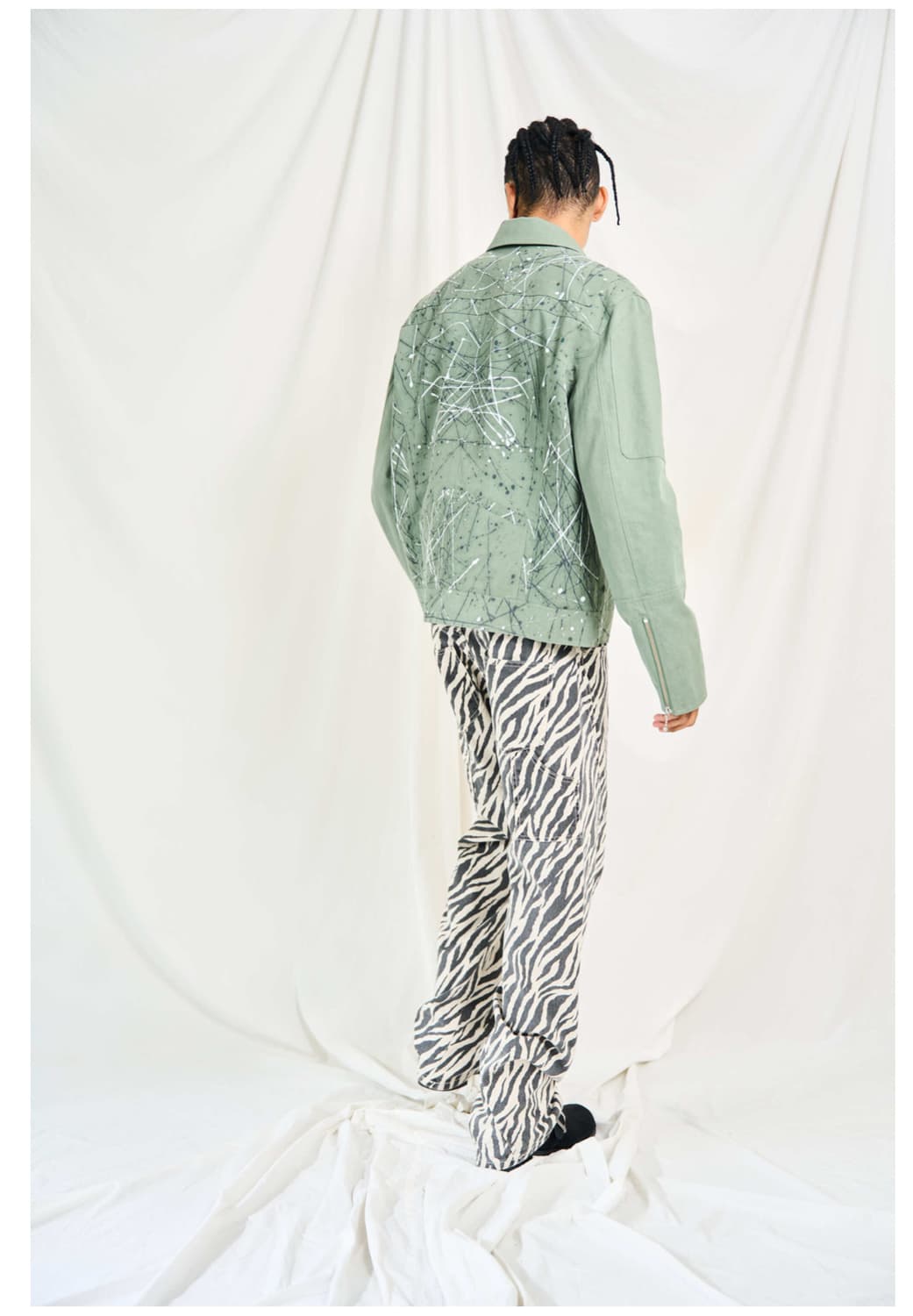 Wesken Painted Rider Jacket Olive 상품이미지4