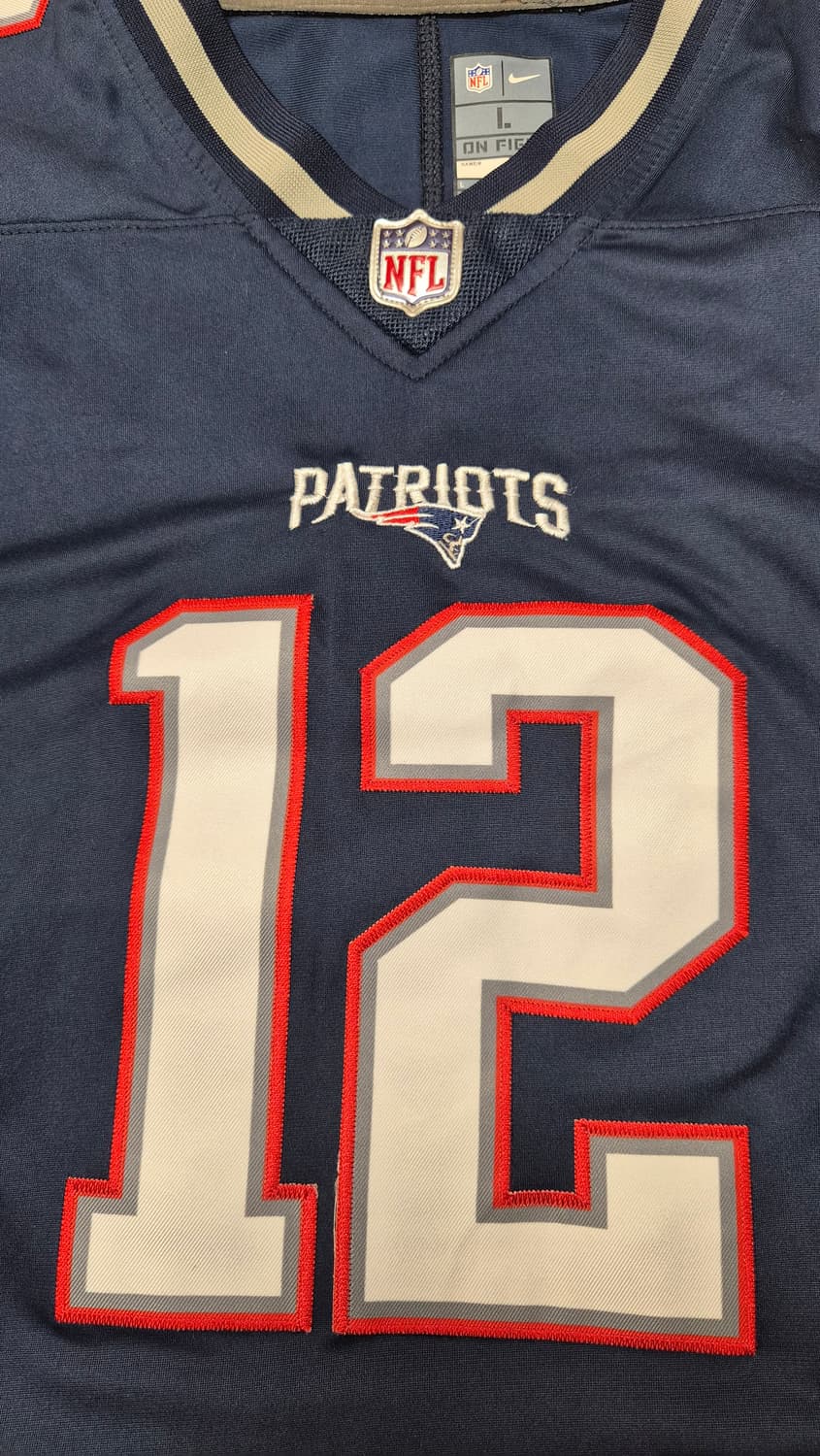 [GOAT/대장급] 나이키 NFL 패트리어츠 톰 브래디 자수 유니폼 (L 상품이미지4