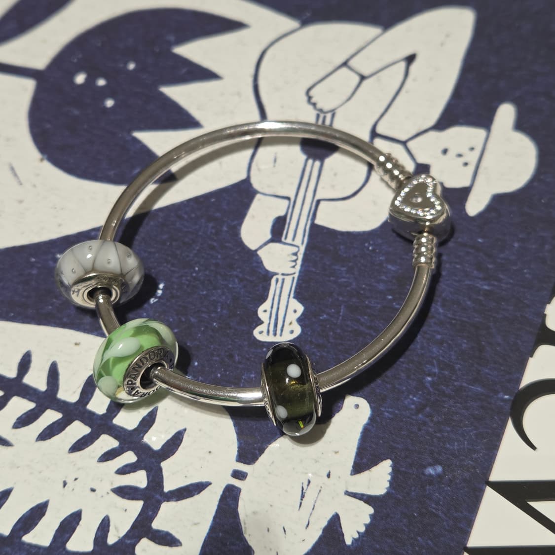 PANDORA 판도라 정품 하트뱅글 세트판매 뱅글팔찌 실버팔찌 상품이미지6