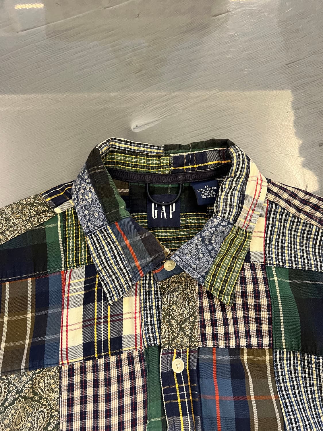OLD GAP PATCHWORK 올드갭패치워크반팔셔츠 상품이미지3
