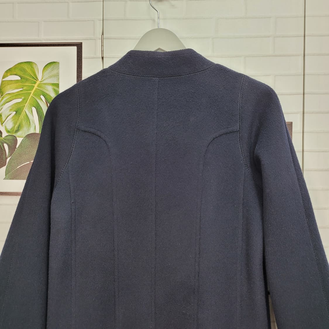 럭키슈에뜨 울캐시미어 혼방 롱 코트 36사이즈 상품이미지5