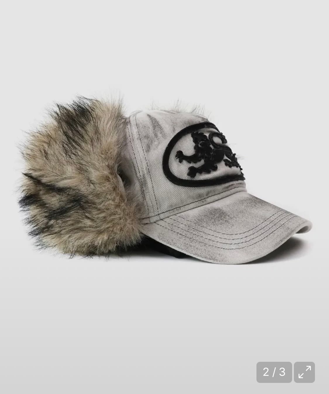 배드블러드 미스틱 트래퍼 햇 더스티 화이트 상품이미지2