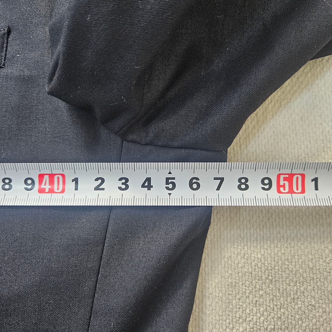 95 로이젠 투버튼 블랙 정장 자켓 0402Y 상품이미지5