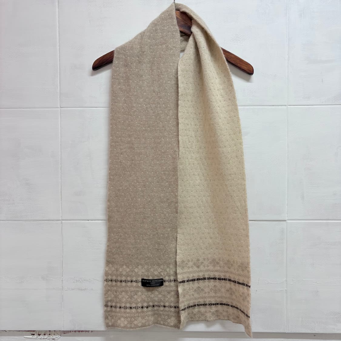 ALFRED ROWLAND cashmere 도트 캐시미어 모리 머 상품이미지4