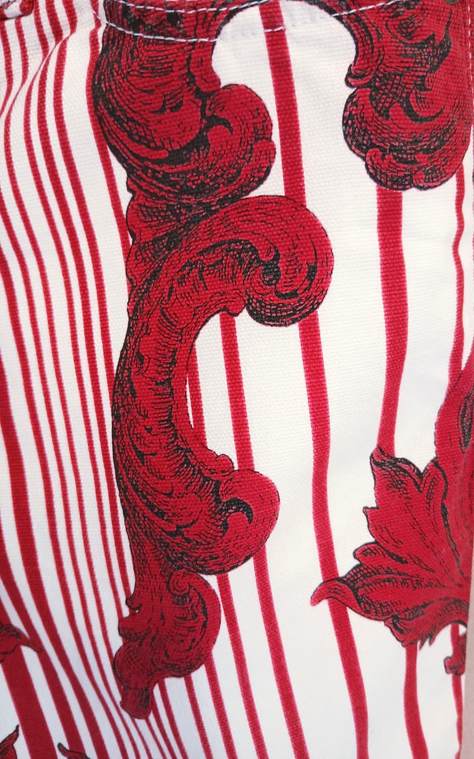 모스키노 진스 바로크 오너먼트 스트라이프 팬츠 Made in Italy 상품이미지5