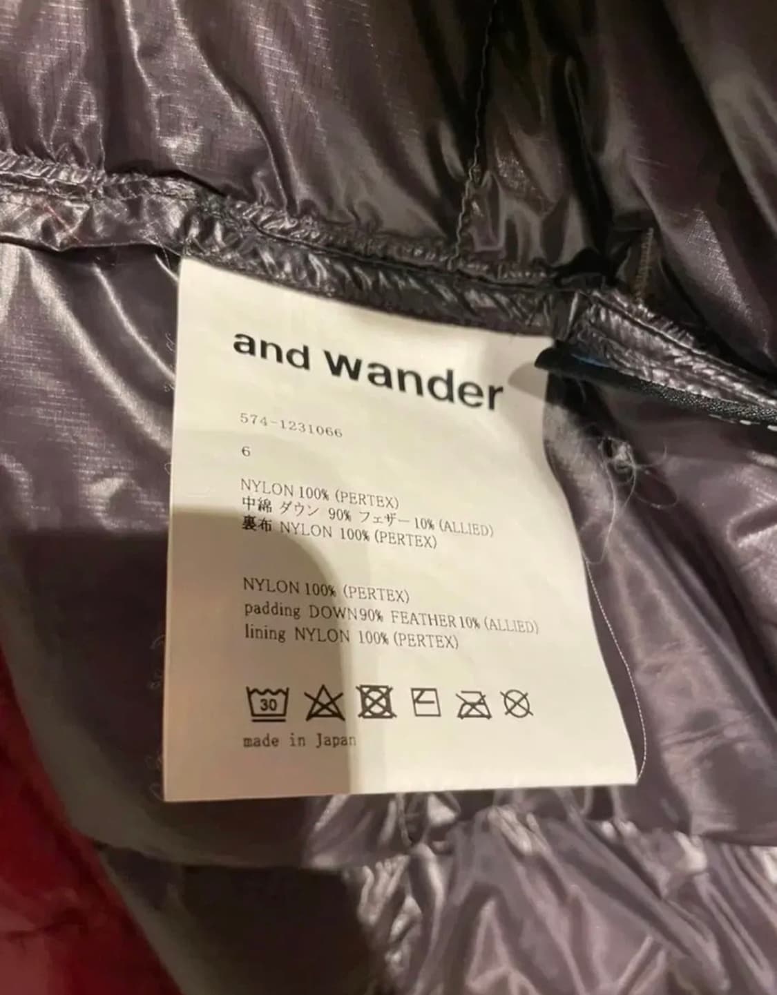앤드원더 패딩 다운 XL 상품이미지3