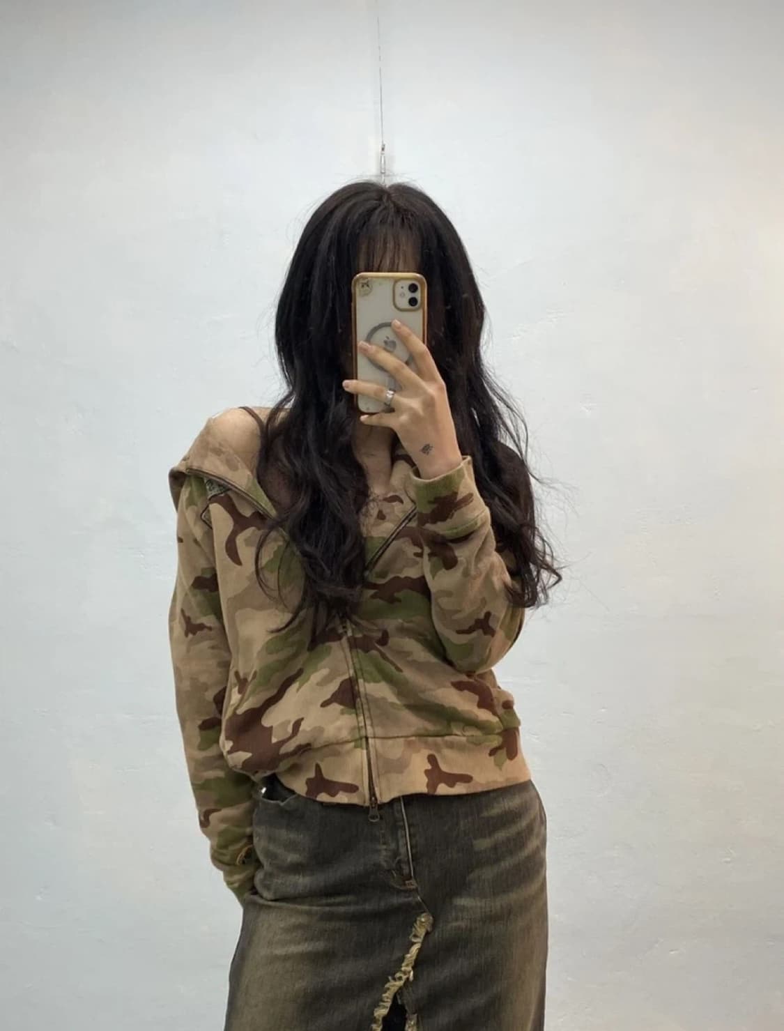 T&c Surf Designs khaki 카모 후드집업 상품이미지1