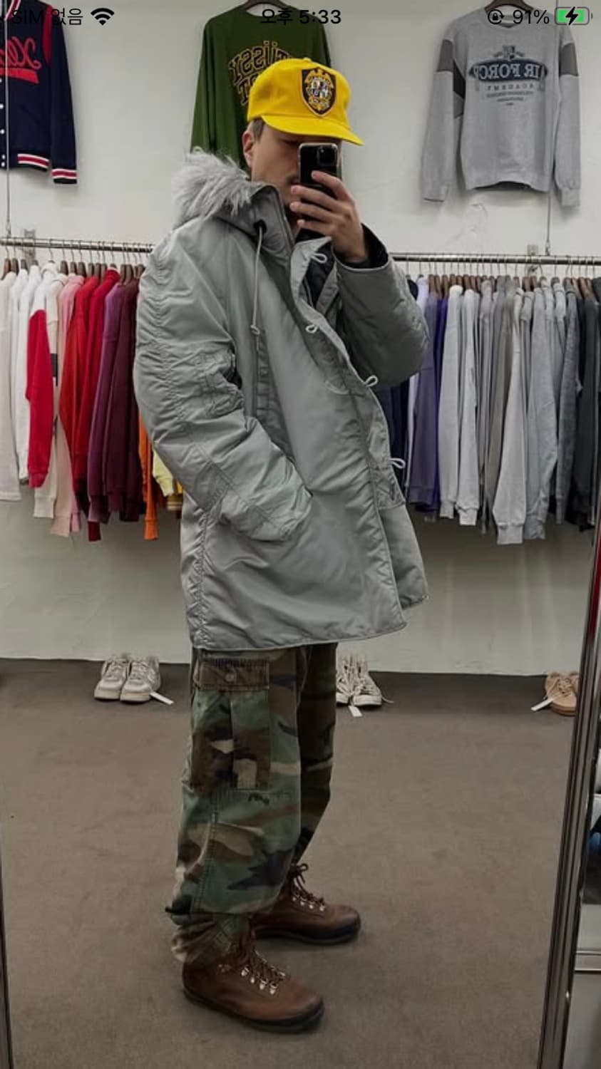 90s 알파 인더스트리 USA made N3B 상품이미지9