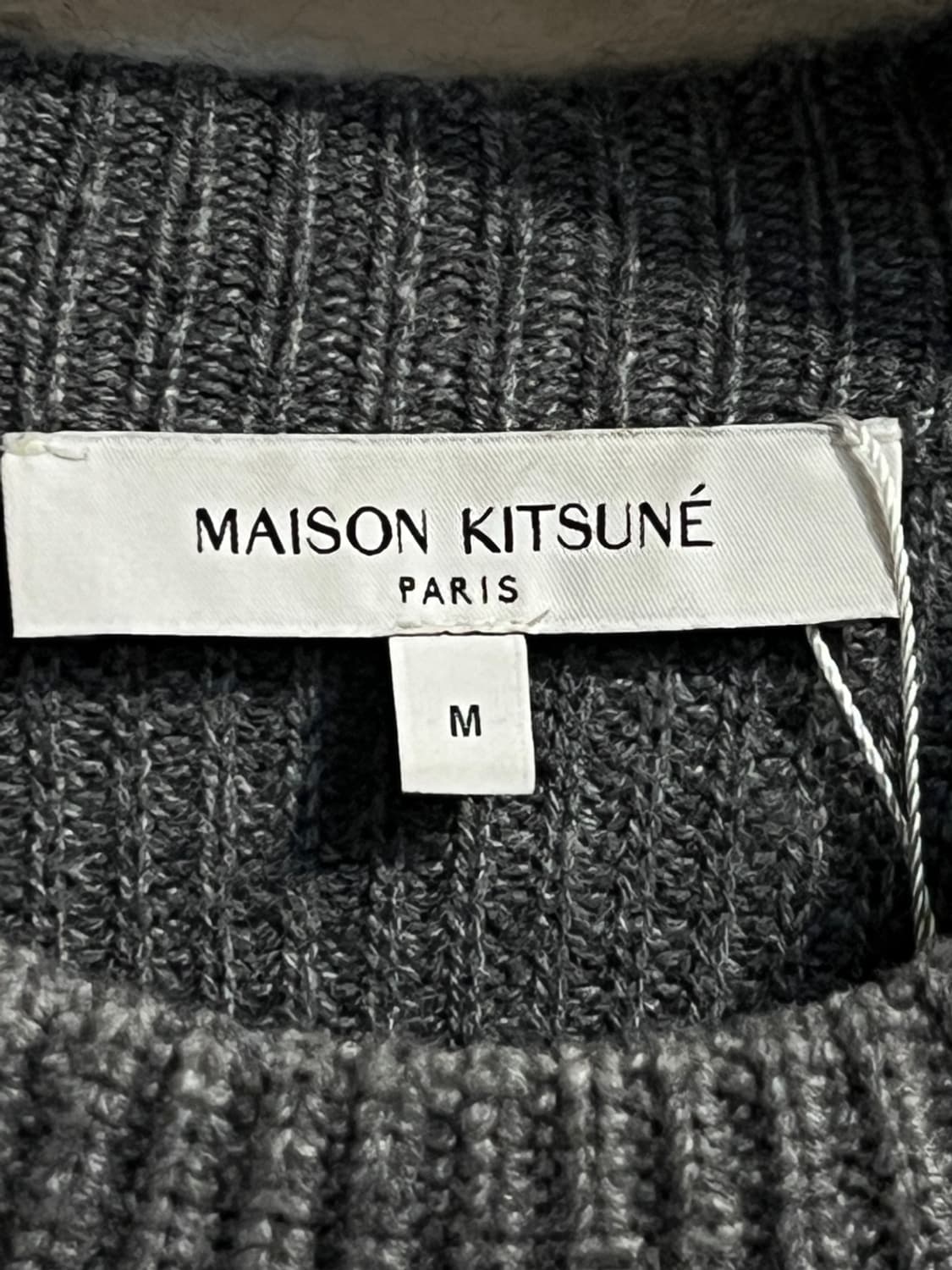 메종 키츠네 폭스 헤드 패치 니트 상품이미지5