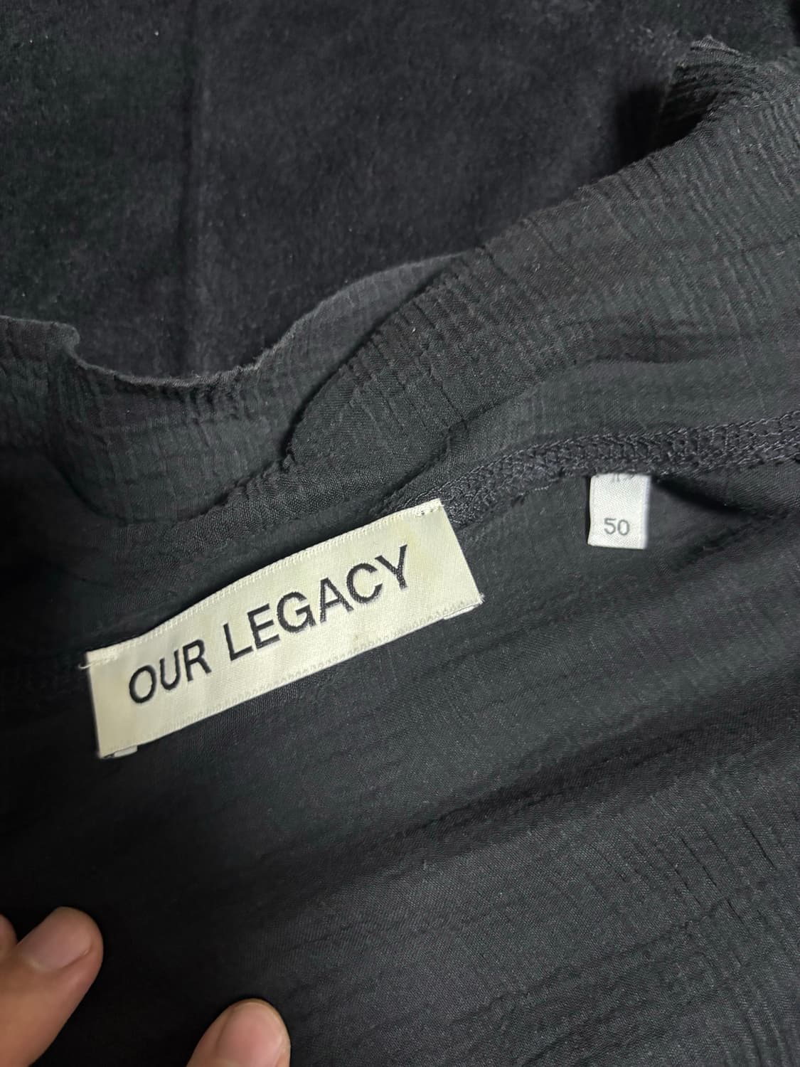 [50] 아워레가시 슈렁큰 레이온 폴로 집업 상품이미지2