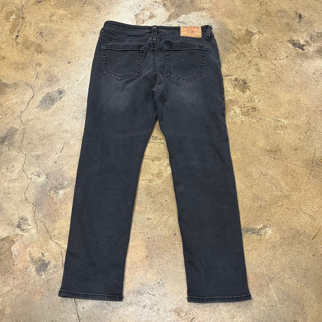 [정품/36] 트루릴리젼 블랙 데님 바지 b8 상품이미지3