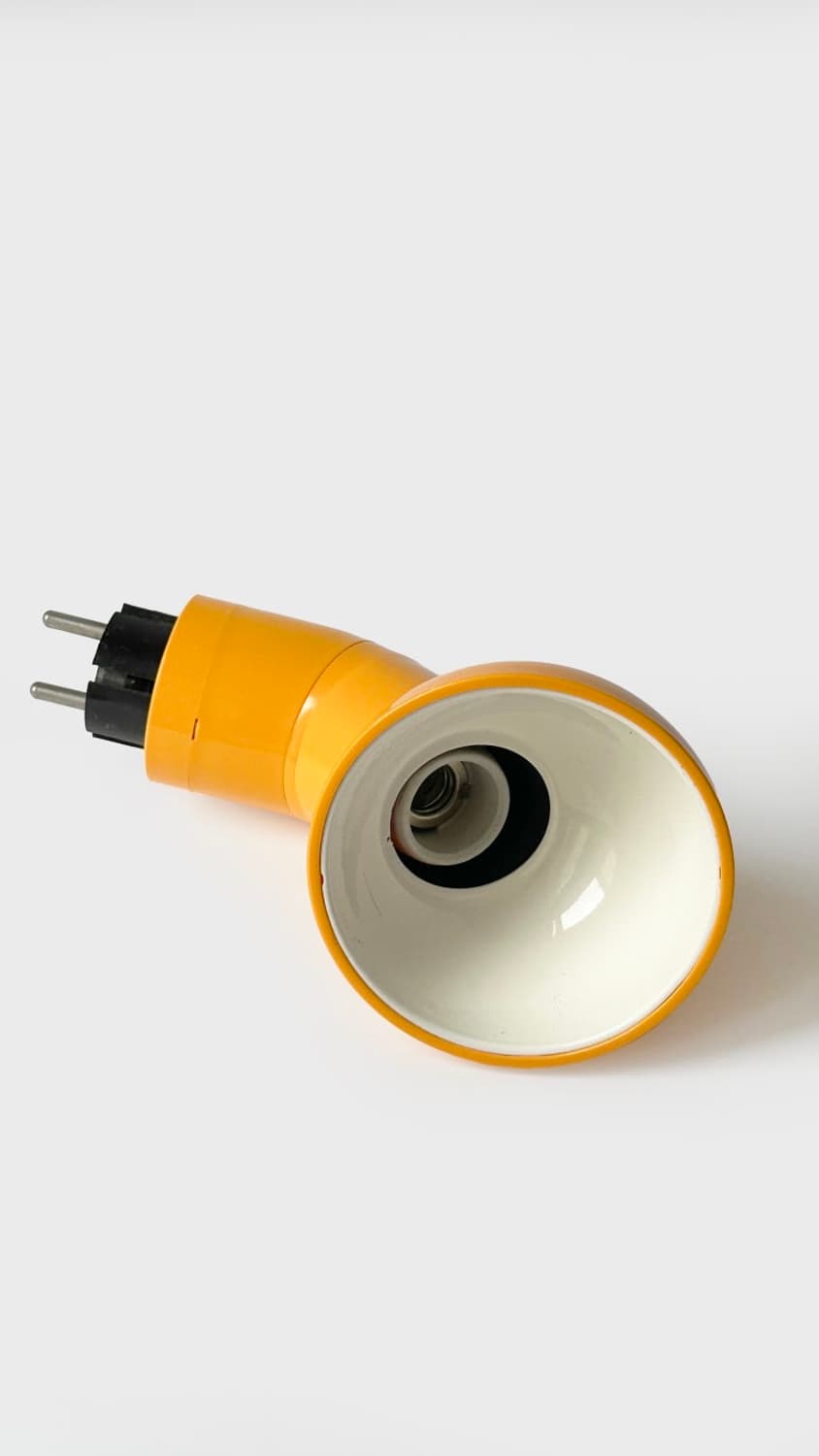 Vintage space age plug lamp─yellow 상품이미지8