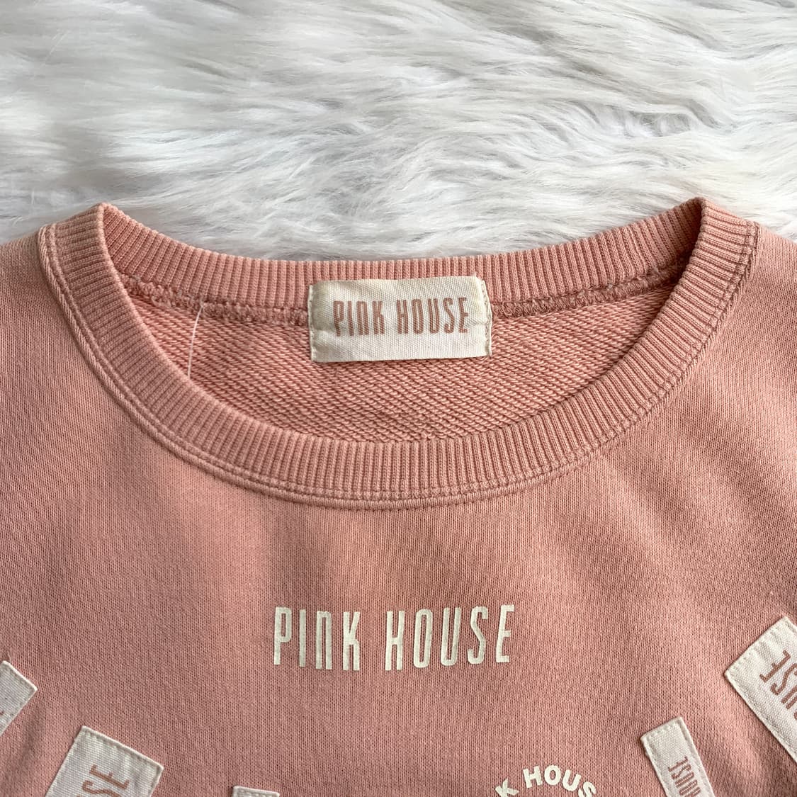 핑크하우스 PINK HOUSE 패치 맨투맨 1608 상품이미지4