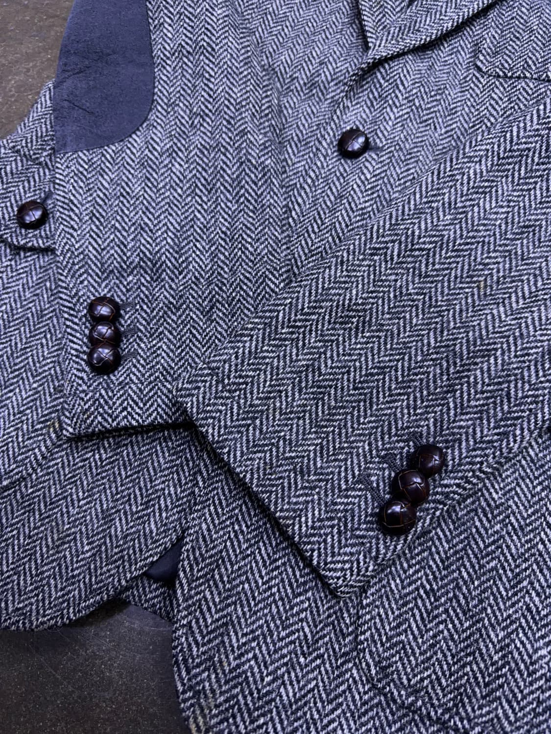 빈폴 슬림핏 해링본 엘보패치 헌팅자켓 블레이저 95 상품이미지6