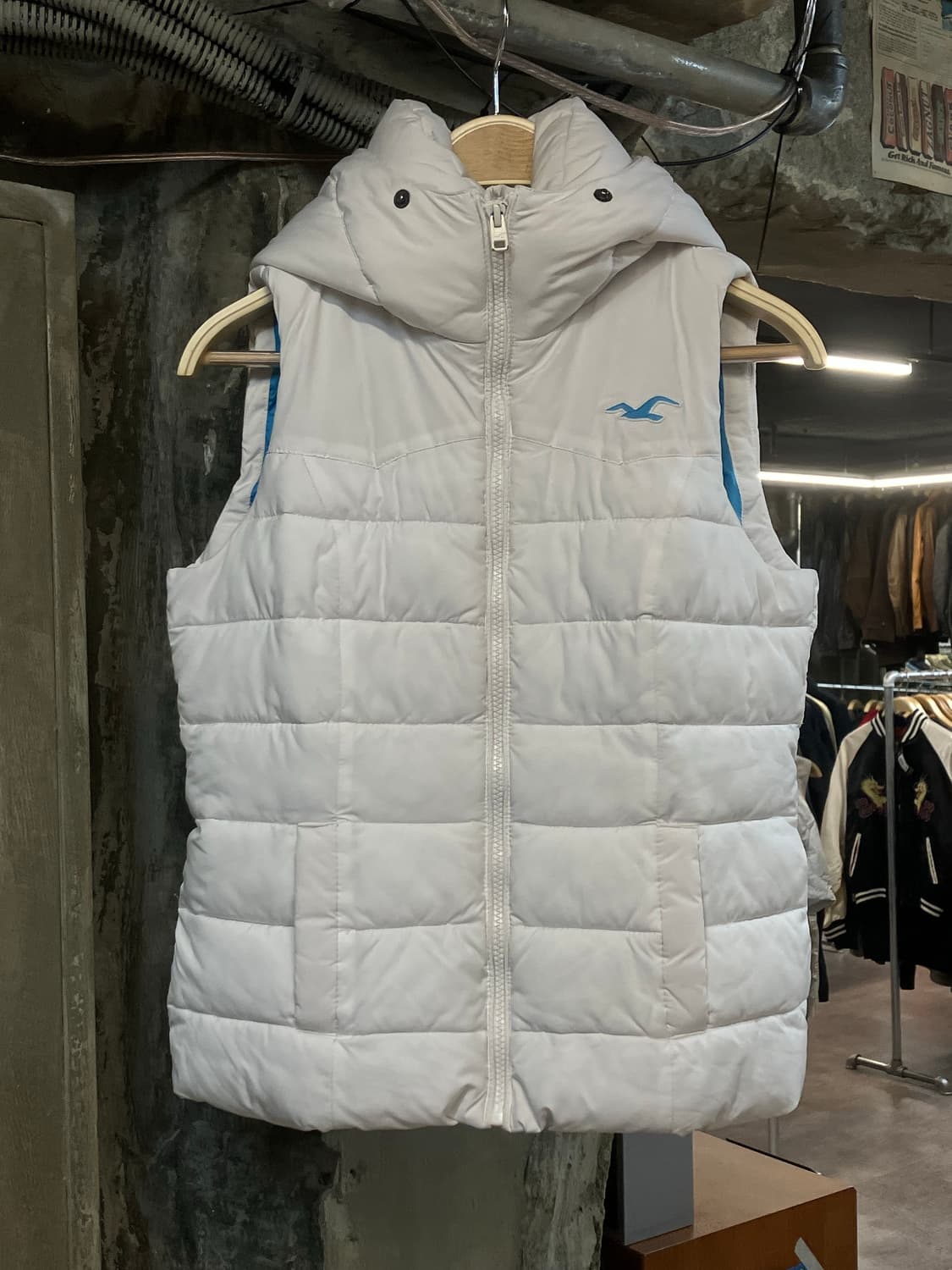 홀리스터 후드 패딩조끼 S  #csz1917 상품이미지1