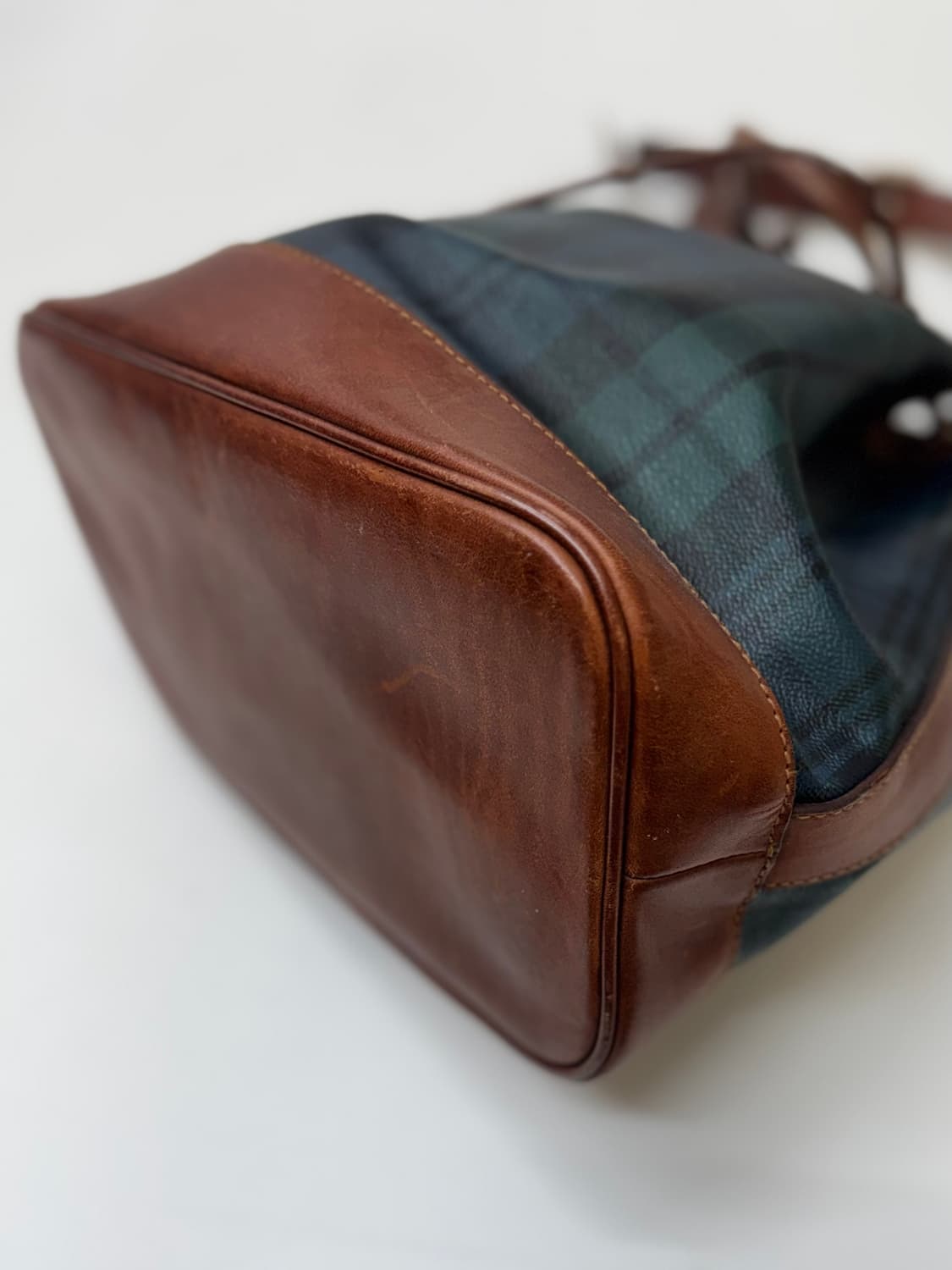 Polo 폴로 랄프로렌 체크 블랙와치 버킷백 상품이미지9