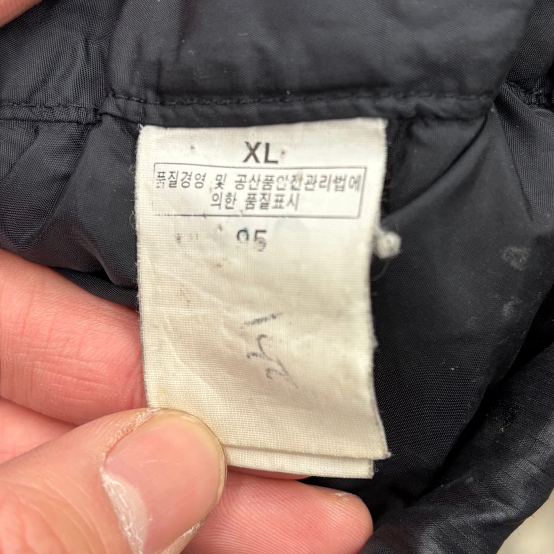 95 노스페이스 눕시 700 다운 블랙 패딩 상품이미지5