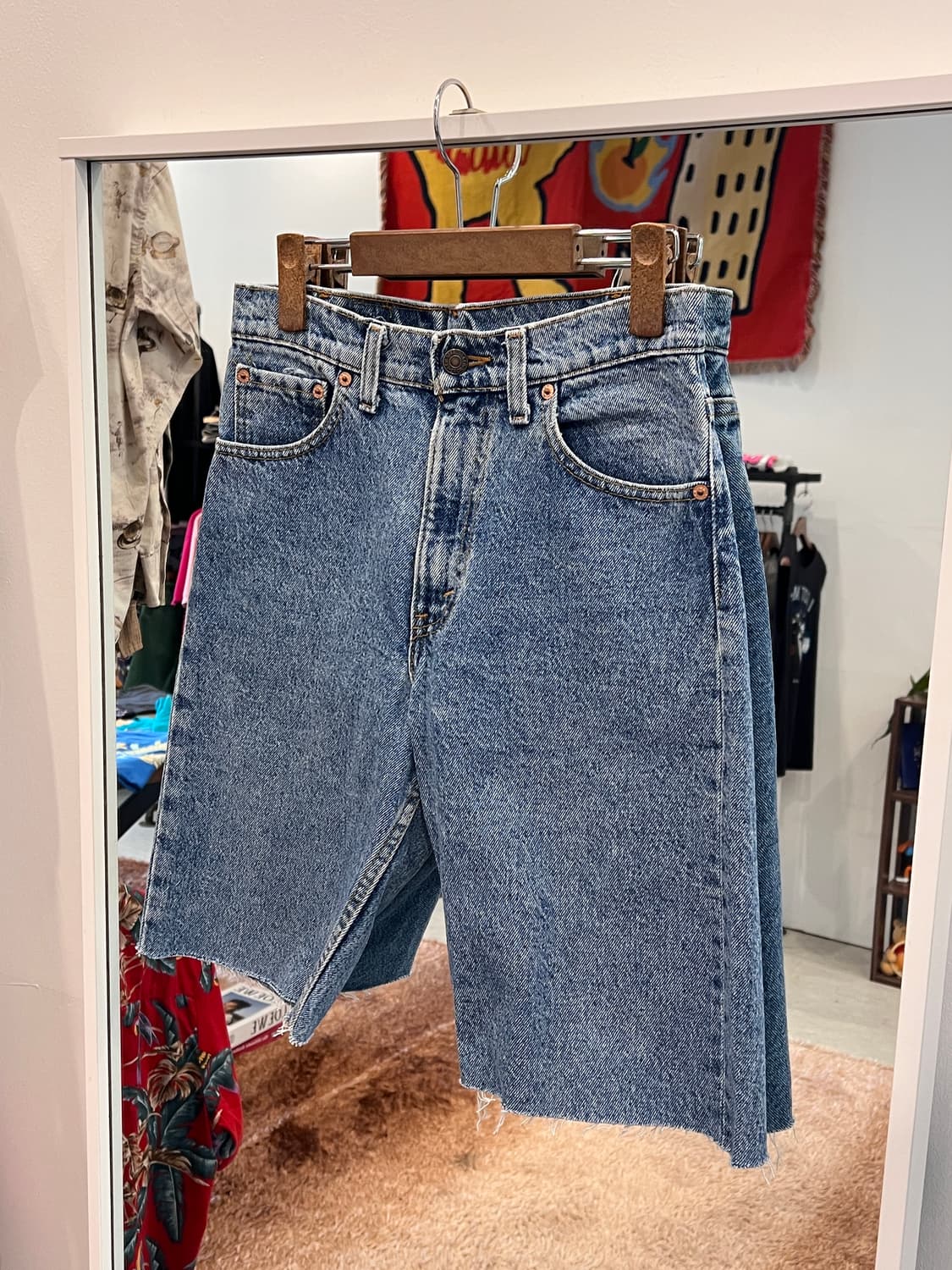 90s Levis 리바이스 550 컷오프 데님 쇼츠 팬츠 (USA) 상품이미지1