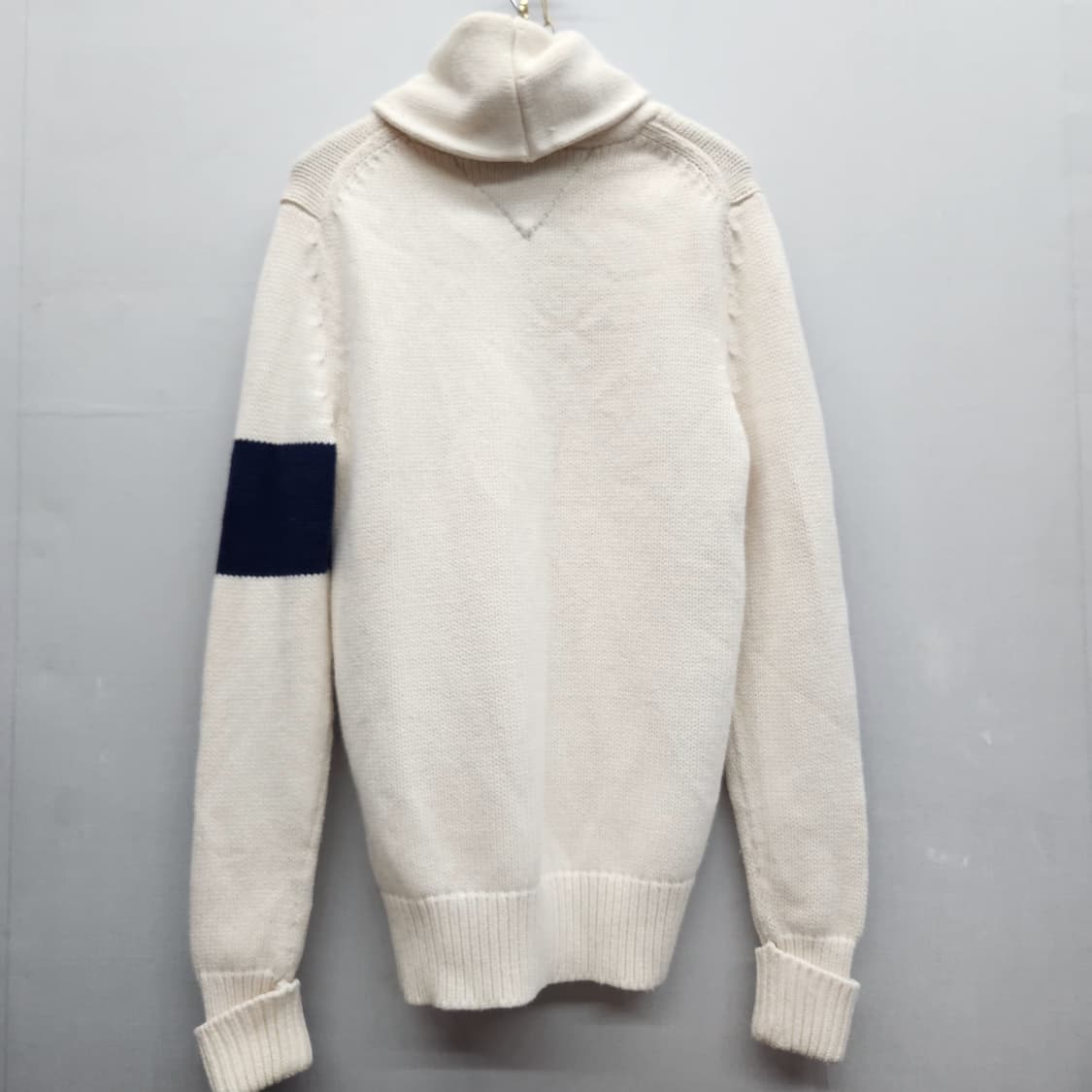 타미힐피거 로고 숄카라 코튼/울 혼방 니트 S(M) 상품이미지4