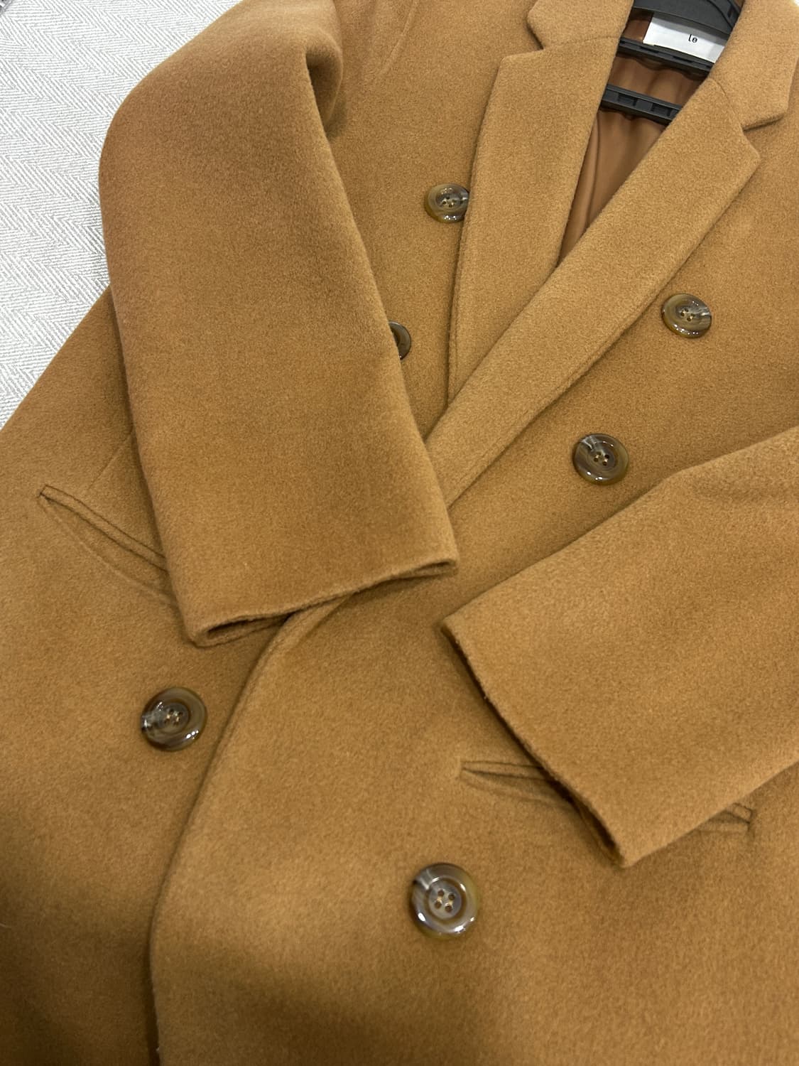 Le 르 오픈 더블버튼 롱코트 상품이미지7