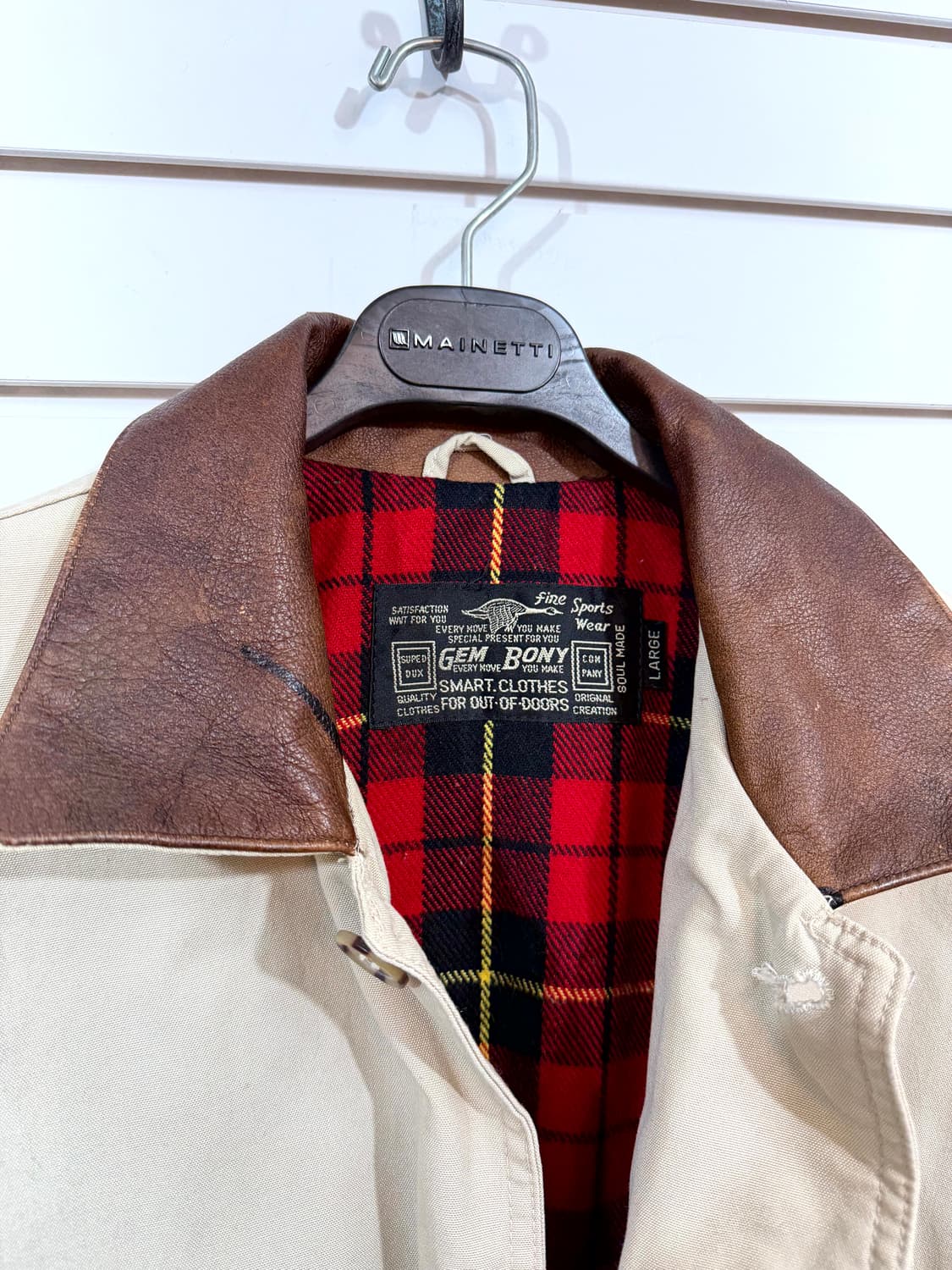 90's GEMBONY jacket 헌팅 자켓 상품이미지5