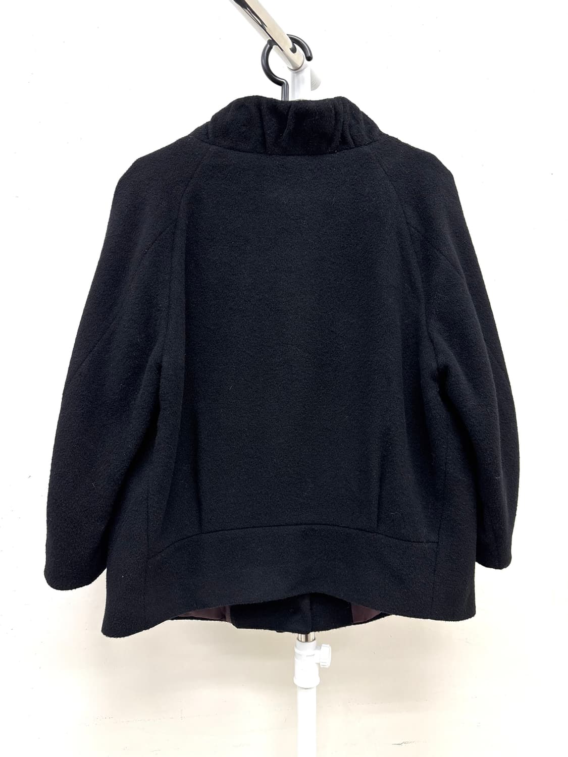 빈티지 블랙 울 자켓 하프 코트 상품이미지7