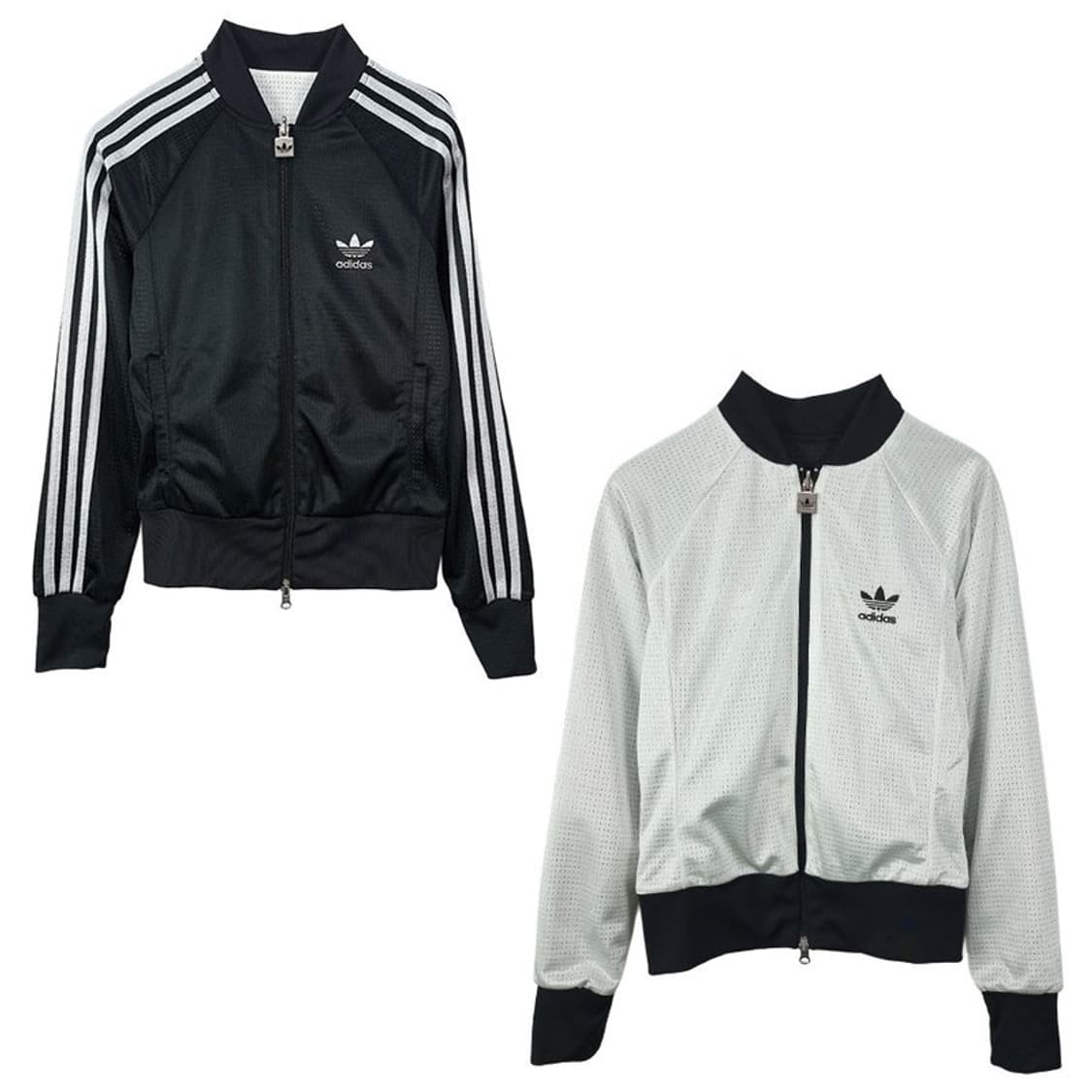 [아디다스] 리버시블 양면 크롭 져지 트랙탑 집업 자켓 M19680 상품이미지2